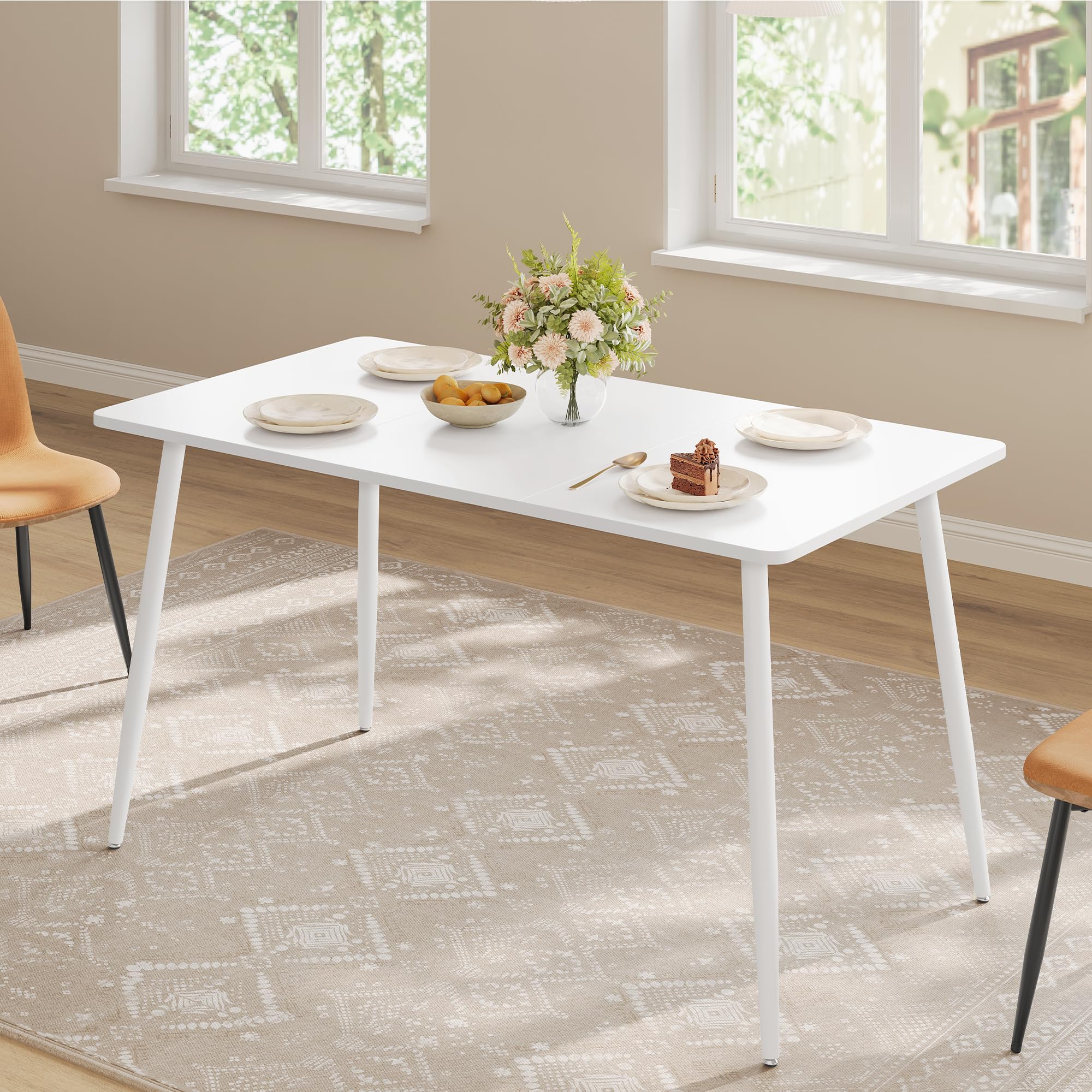 VASAGLE Folding Dining Table, Kitchen Table, Drop Leaf Extendable Table for Small Spaces, Seats 2-4 People, Industrial, Rustic Brown and Black UKDT077B01