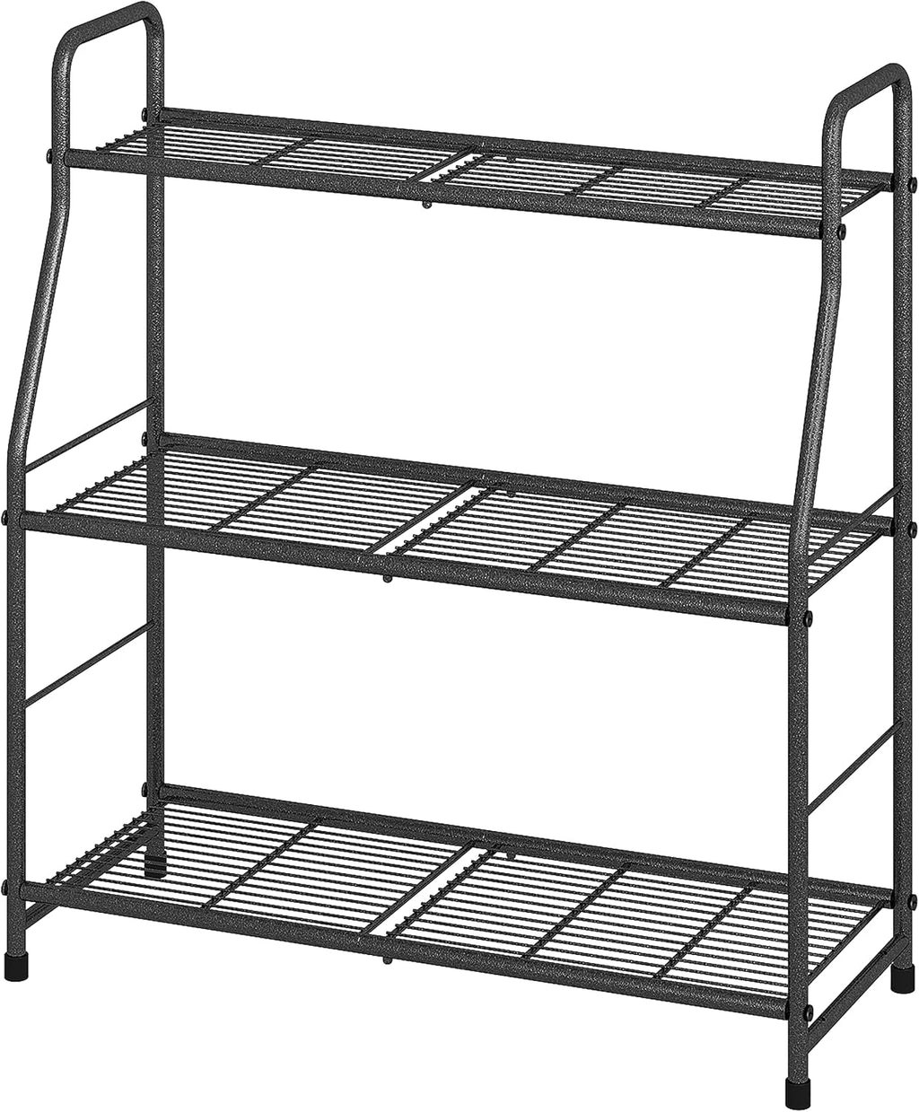 Simple Trending Plant Stand Outdoor Indoor 3 Tier Metal Waterproof Plant Shelf for Living Room Balcony Garden