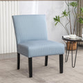 Roundhill Furniture Botticelli Fabric Armless Contemporary Accent Chair, Script Print